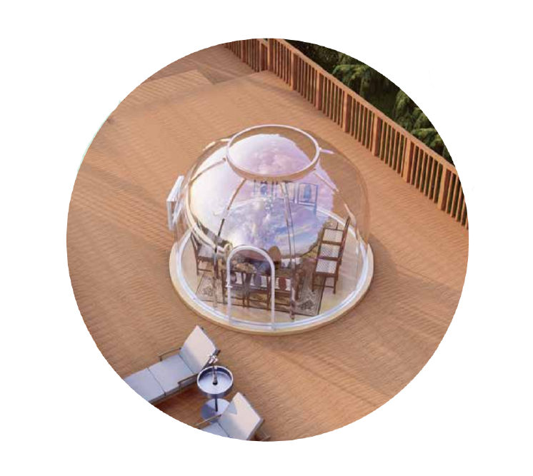 13293 - 4m Alfresco Dining Pod - Diner